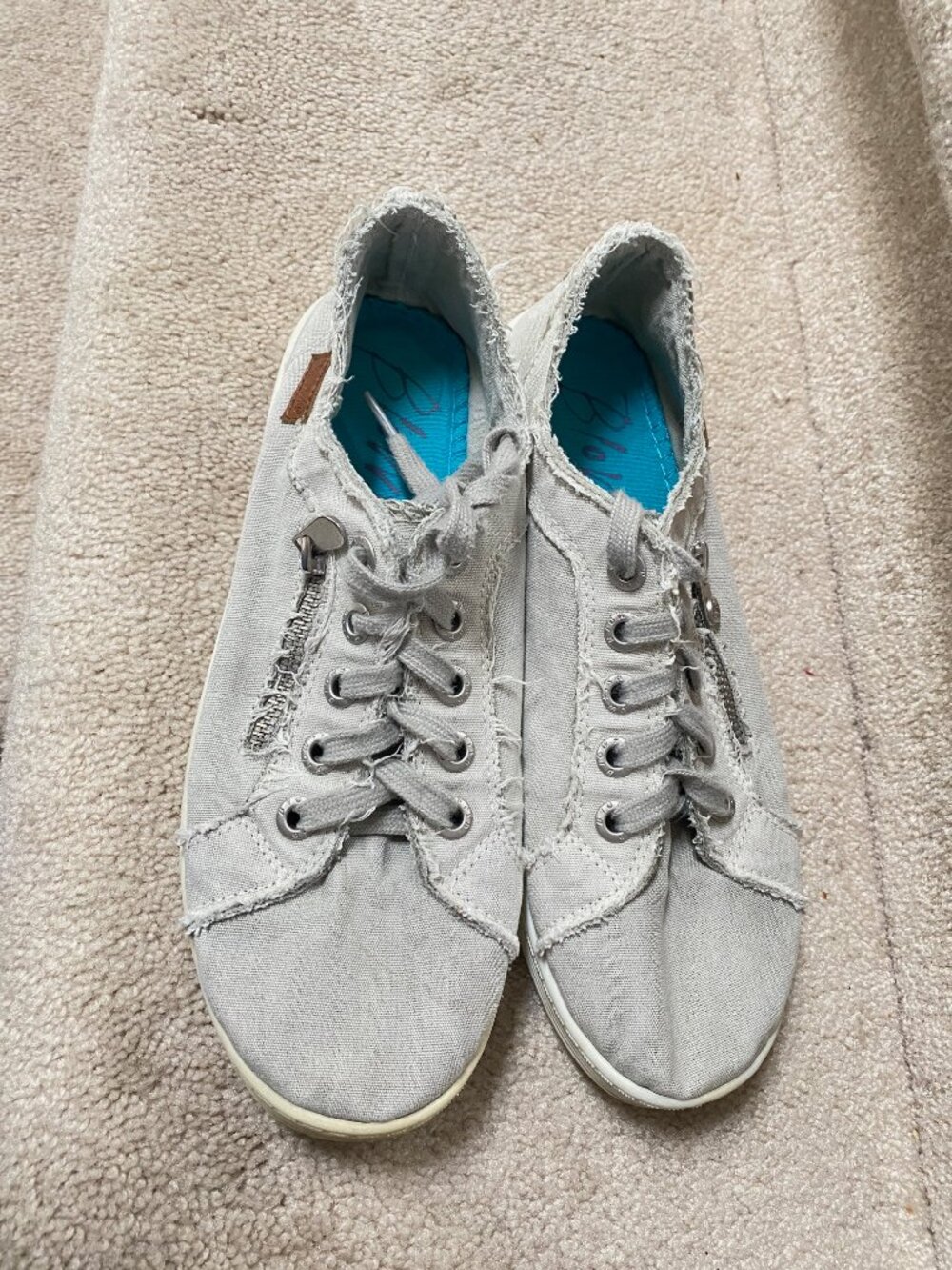 Blowfish Malibu Sneaker Gray Beach Summer Size 8